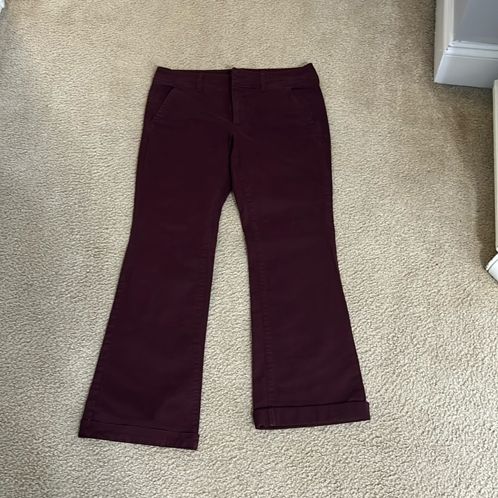 American eagle maroon pants